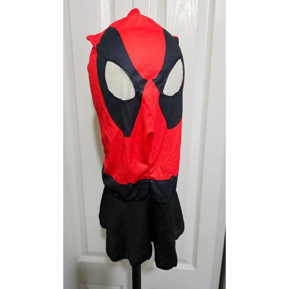 Deadpool Costume Mask Katan Sword Sia Set Weapons Set Marvel Teen Kids XL 14-16 - Picture 11 of 15
